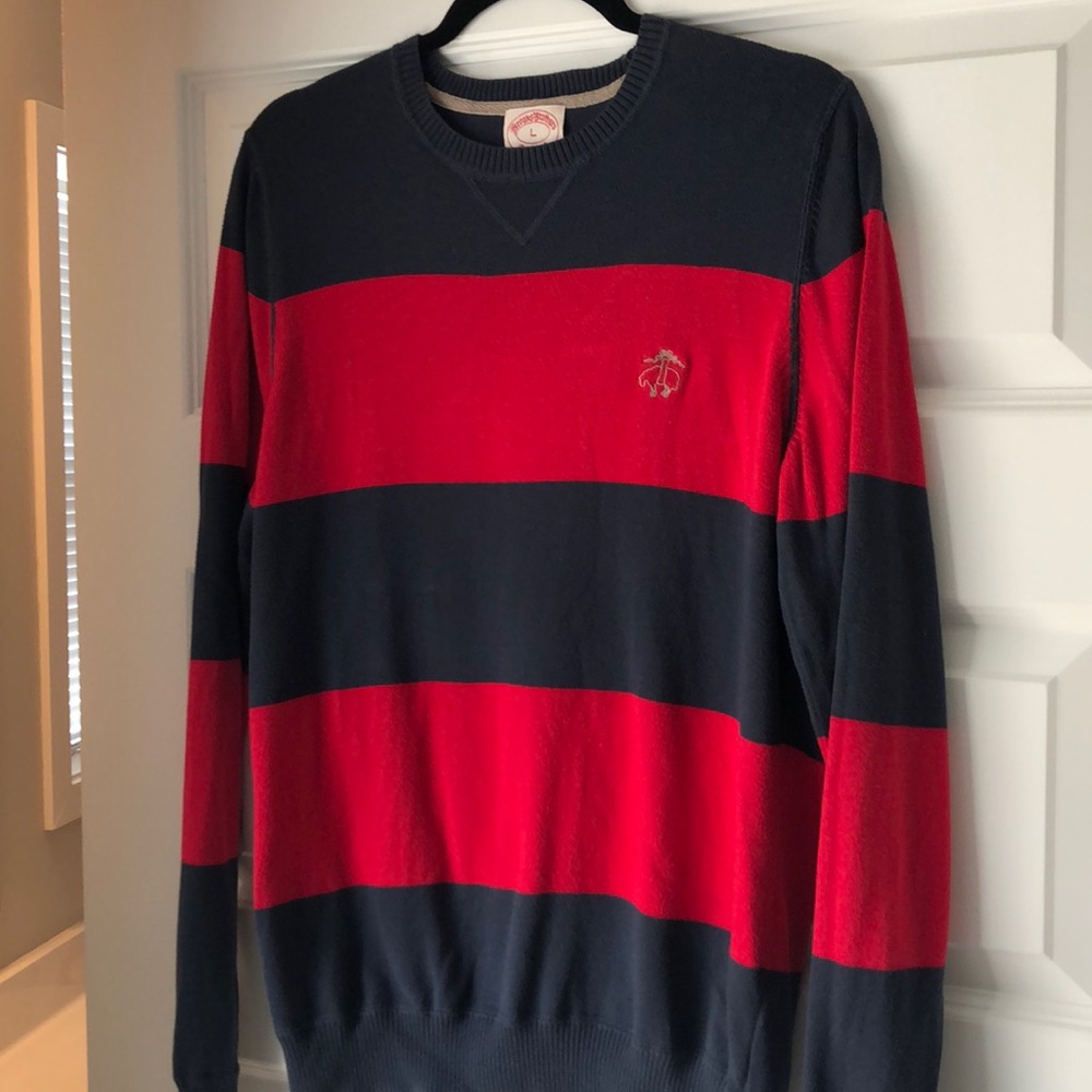 Brooks Brothers Red & Blue Sweater